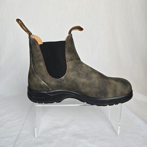 Blundstone All Terrain Elastic Sided Boot Women's 9 Men's 7 Rustic Brown NIB - Picture 12 of 15